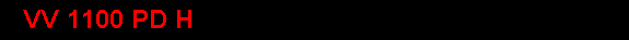 VV 1100 PD H