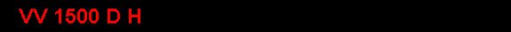 VV 1500 D H