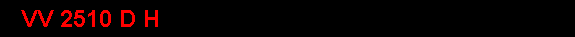 VV 2510 D H