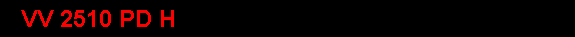 VV 2510 PD H