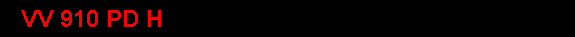VV 910 PD H